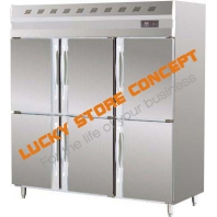 Congelator vertical inox 6 usi